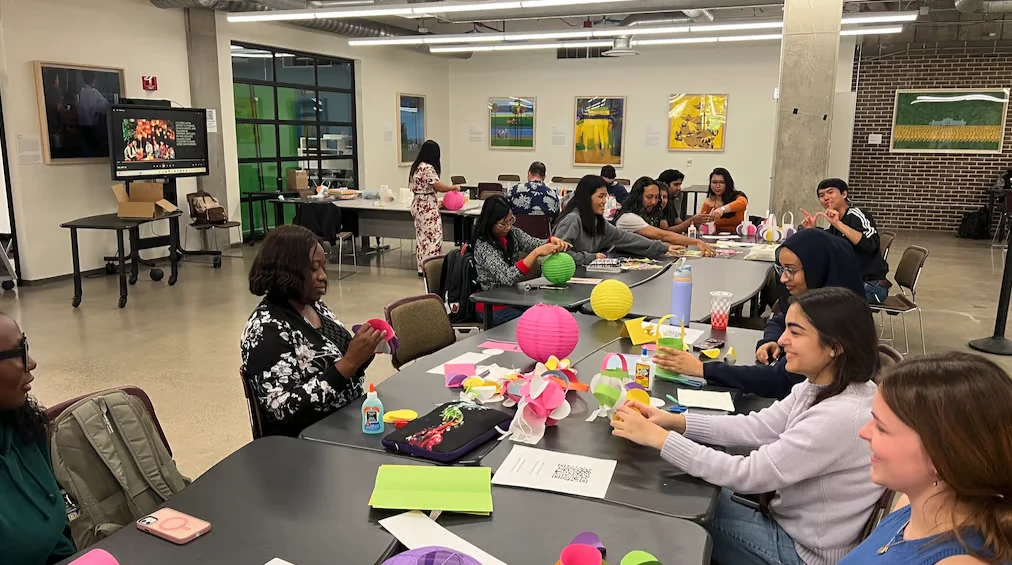 Illuminating Connection: Burmese Lantern Workshop Lights the Way for Cultural Exchange