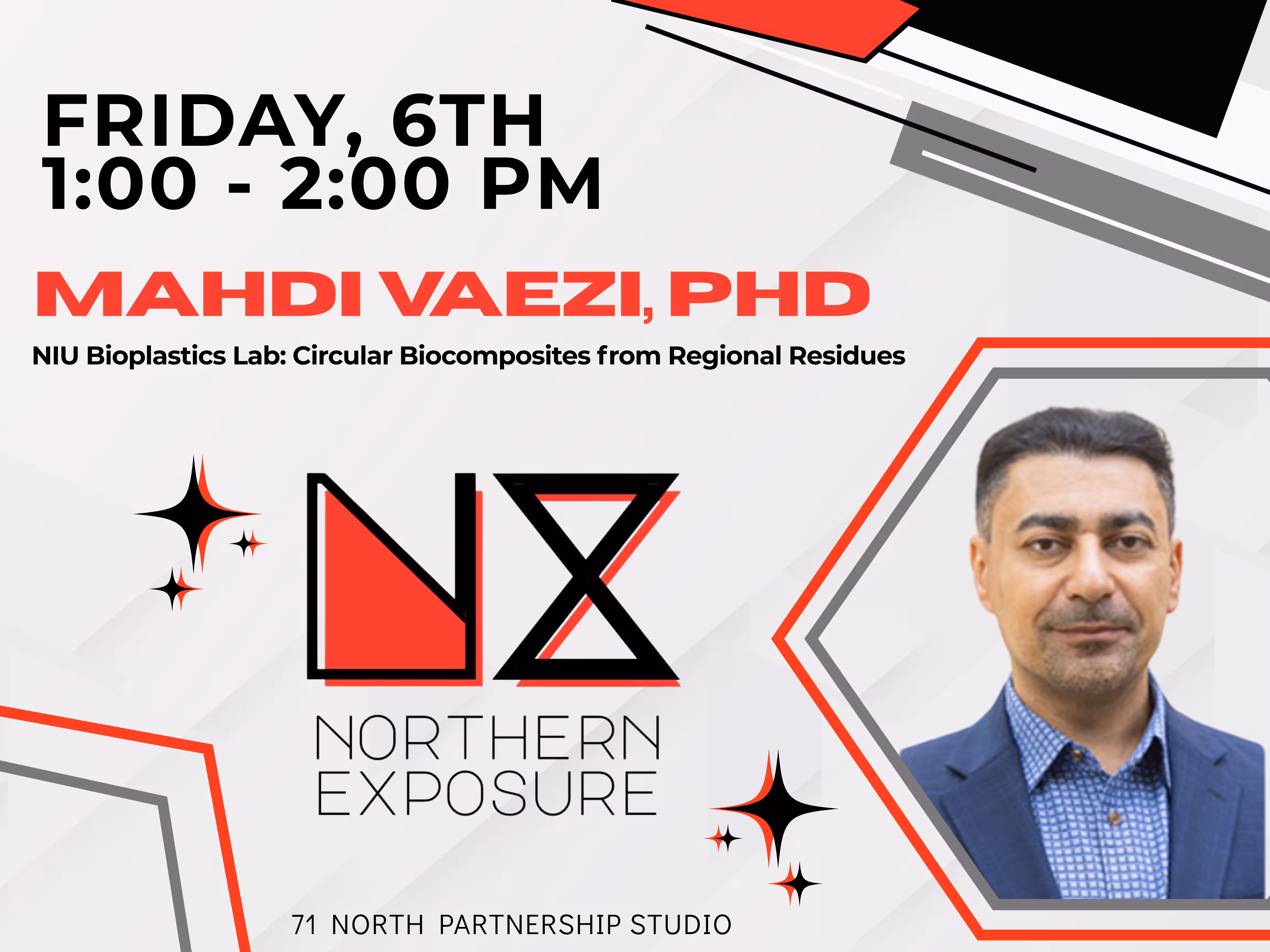 Mahdi Vaezi, PhD: NIU Bioplastics Lab: Circular Biocomposites from Regional Residues