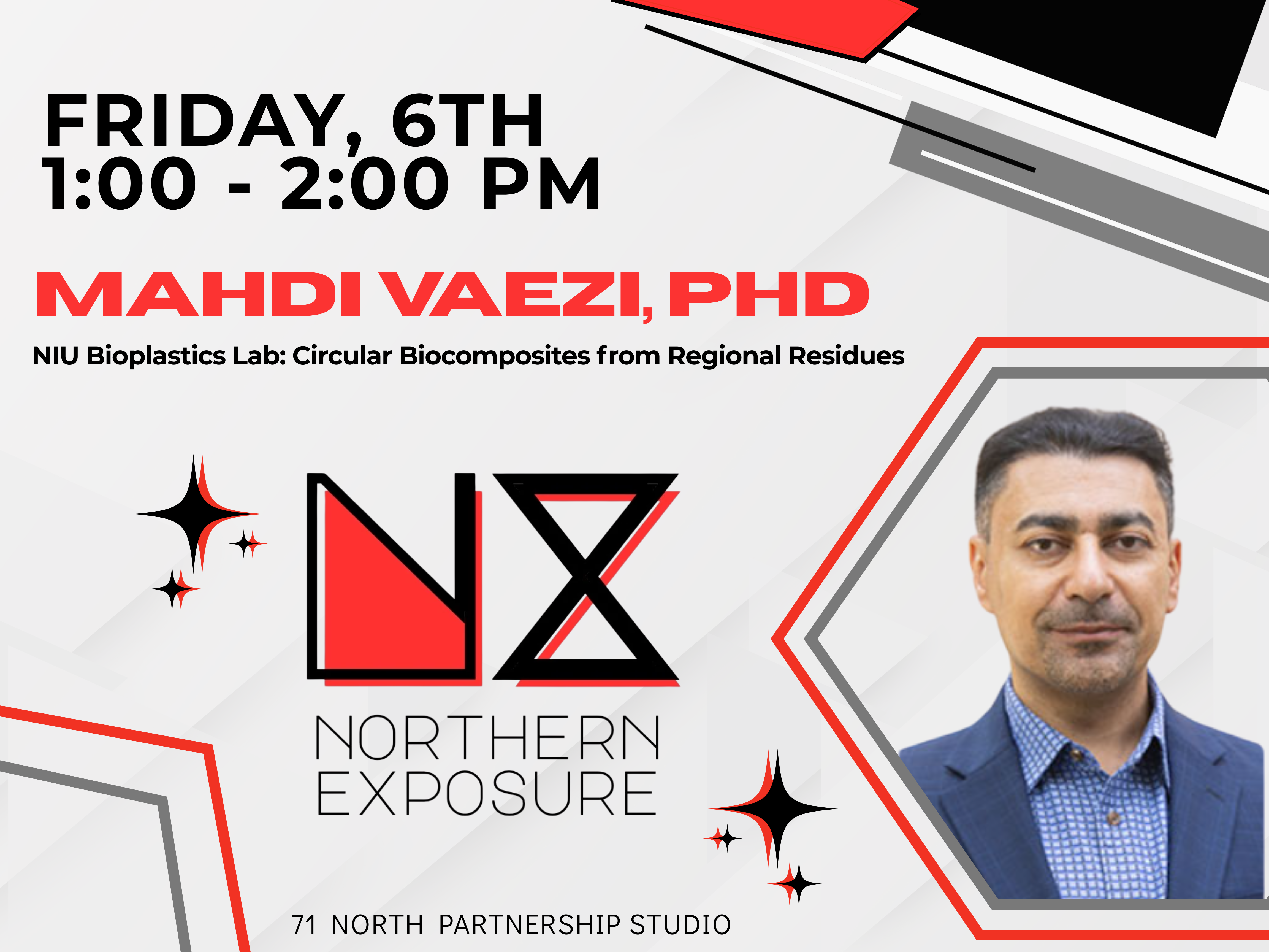 Mahdi Vaezi, PhD: NIU Bioplastics Lab: Circular Biocomposites from Regional Residues