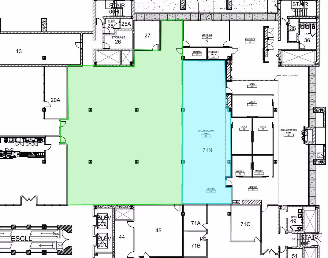71 North Space Occupancy